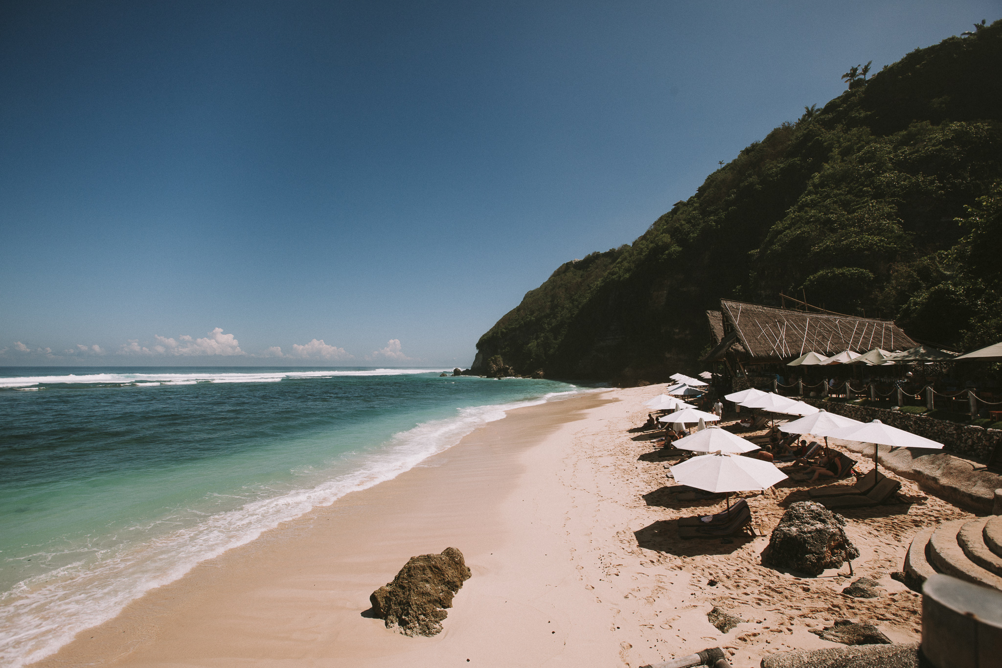 Bali Beach Club with Turquoise Waters