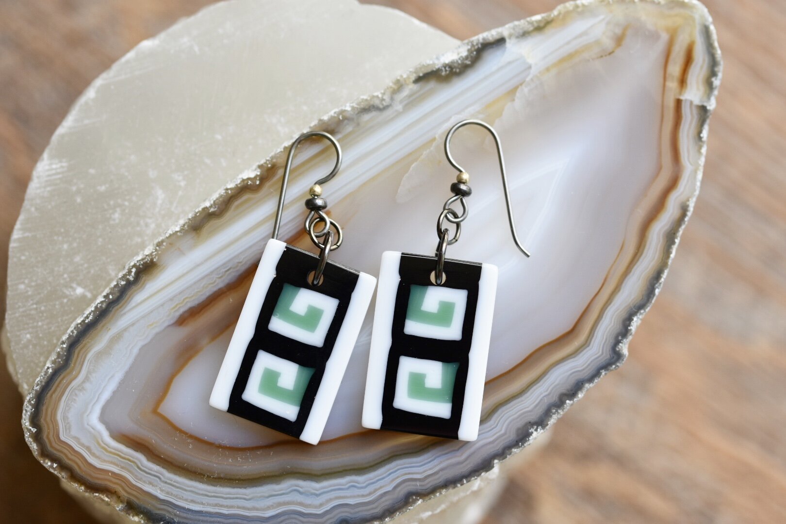 Gorilla Glass "Mitla" Earrings