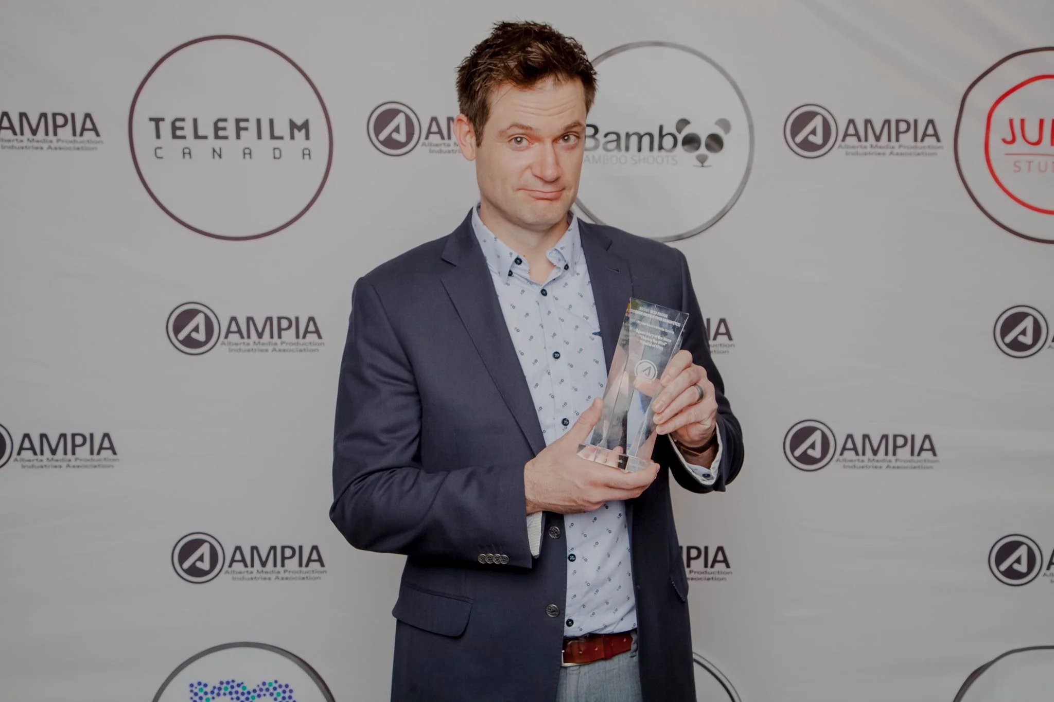 Steve Jodoin wins award for Best TV Host!