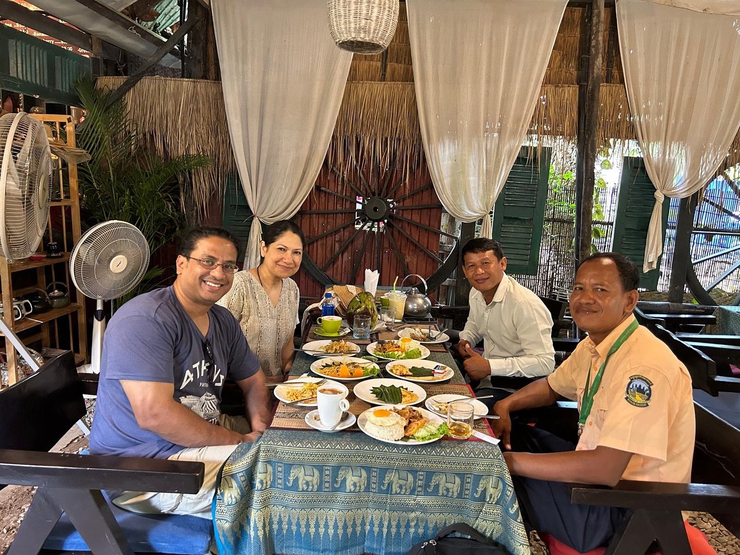 We had very nice meal at Khmer Taste restaurant. #siemreap #khmertasterestaurant #angkorwat