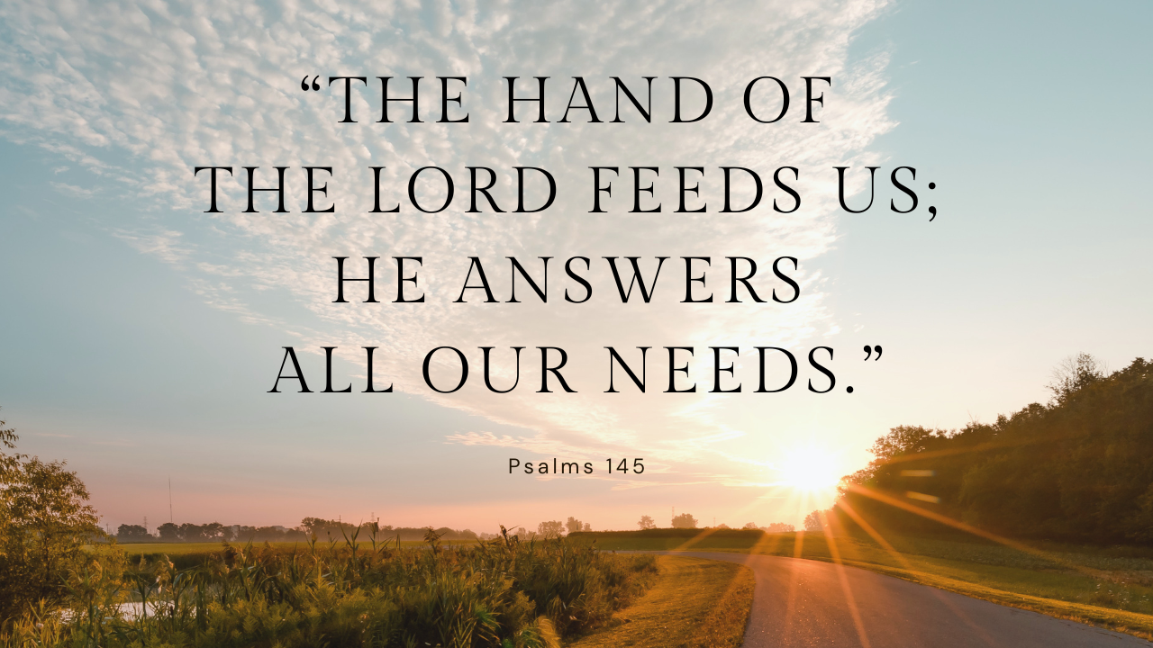 Psalm Reflection: The Eighteenth Sunday in Ordinary Time - Cycle A