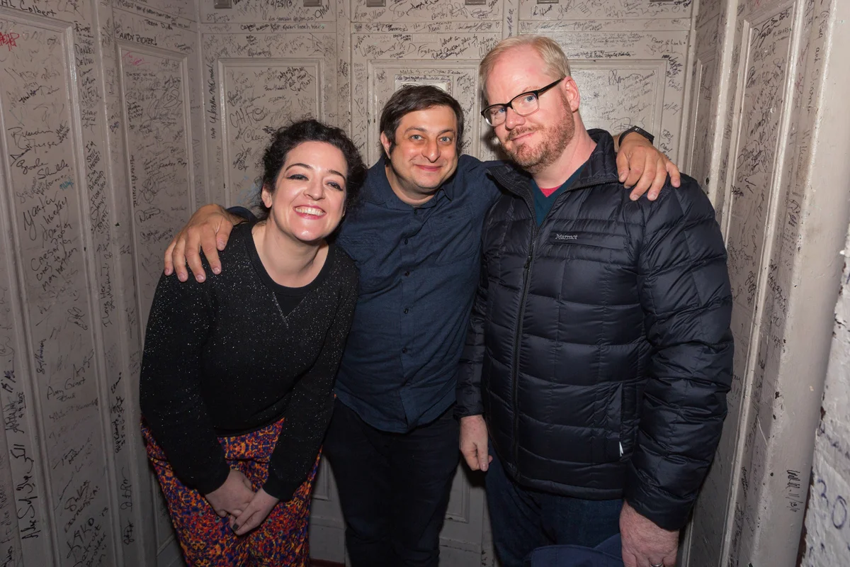 Maeve Higgins, Eugene Mirman, Jim Gaffigan