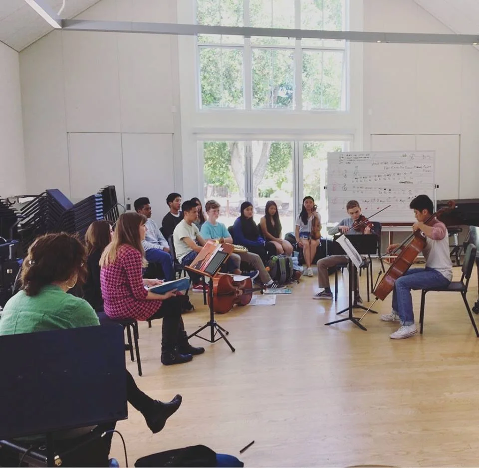 Curium giving a masterclass at The Branson School April 20, 2018