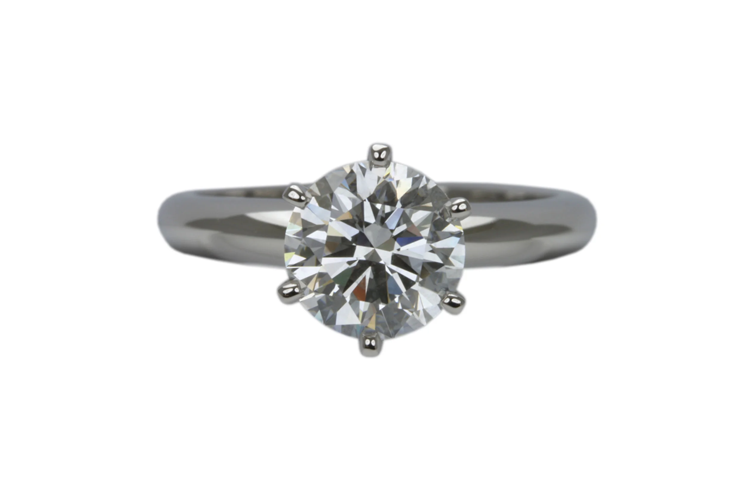 1.5 Carat Diamond Engagement Ring in Platinum