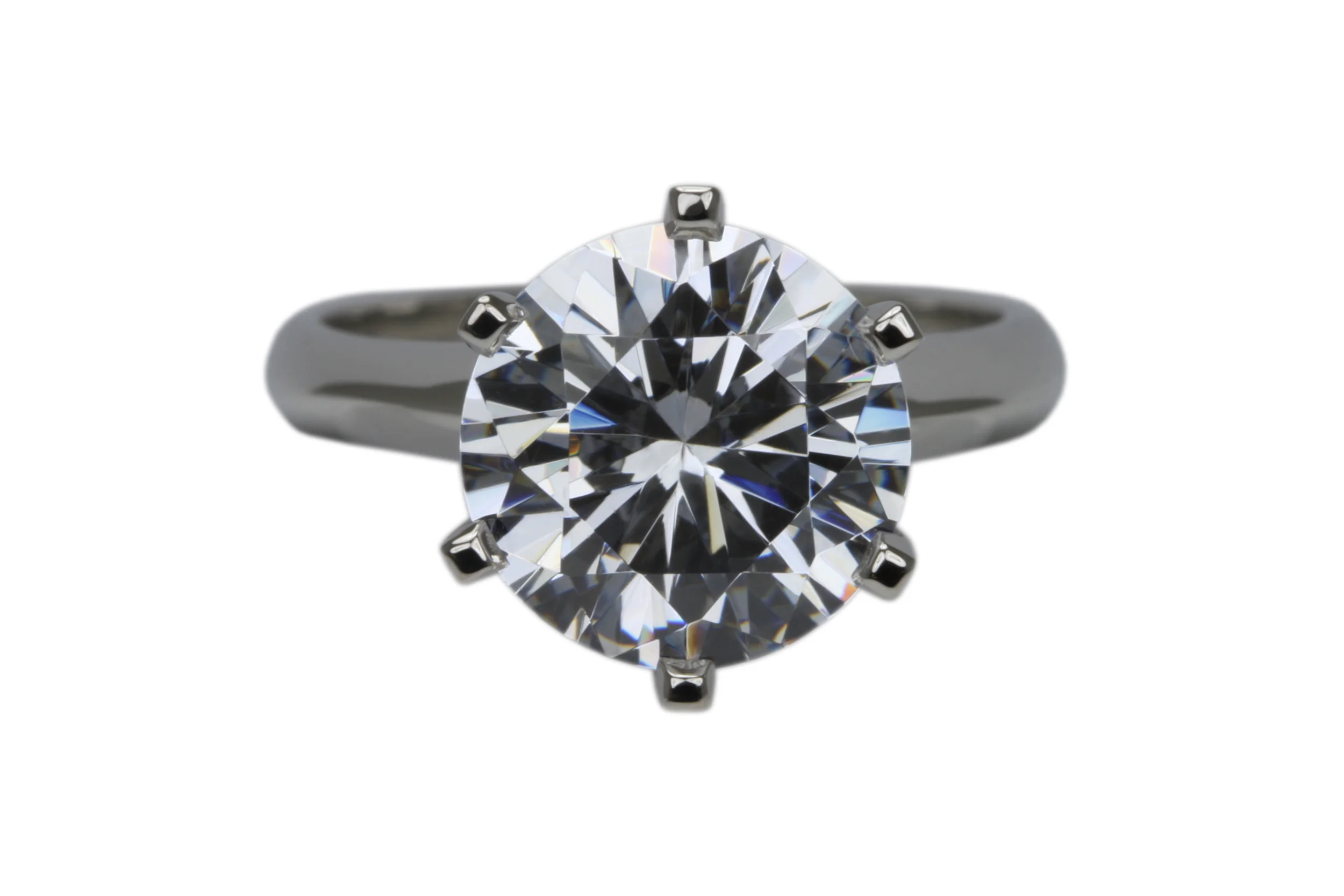5 Carat Diamond Engagement Ring in Platinum