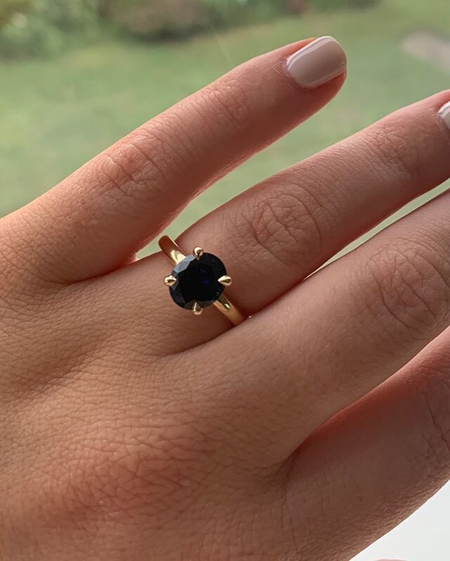 💙 Very happy for this beautiful engagement ring to be on its new owners finger . A special stone from her beautiful Oma to make it all the more sentimental.
Congratulations Jess &amp; Zac, such  a beautiful couple &amp; may you both have all the lov