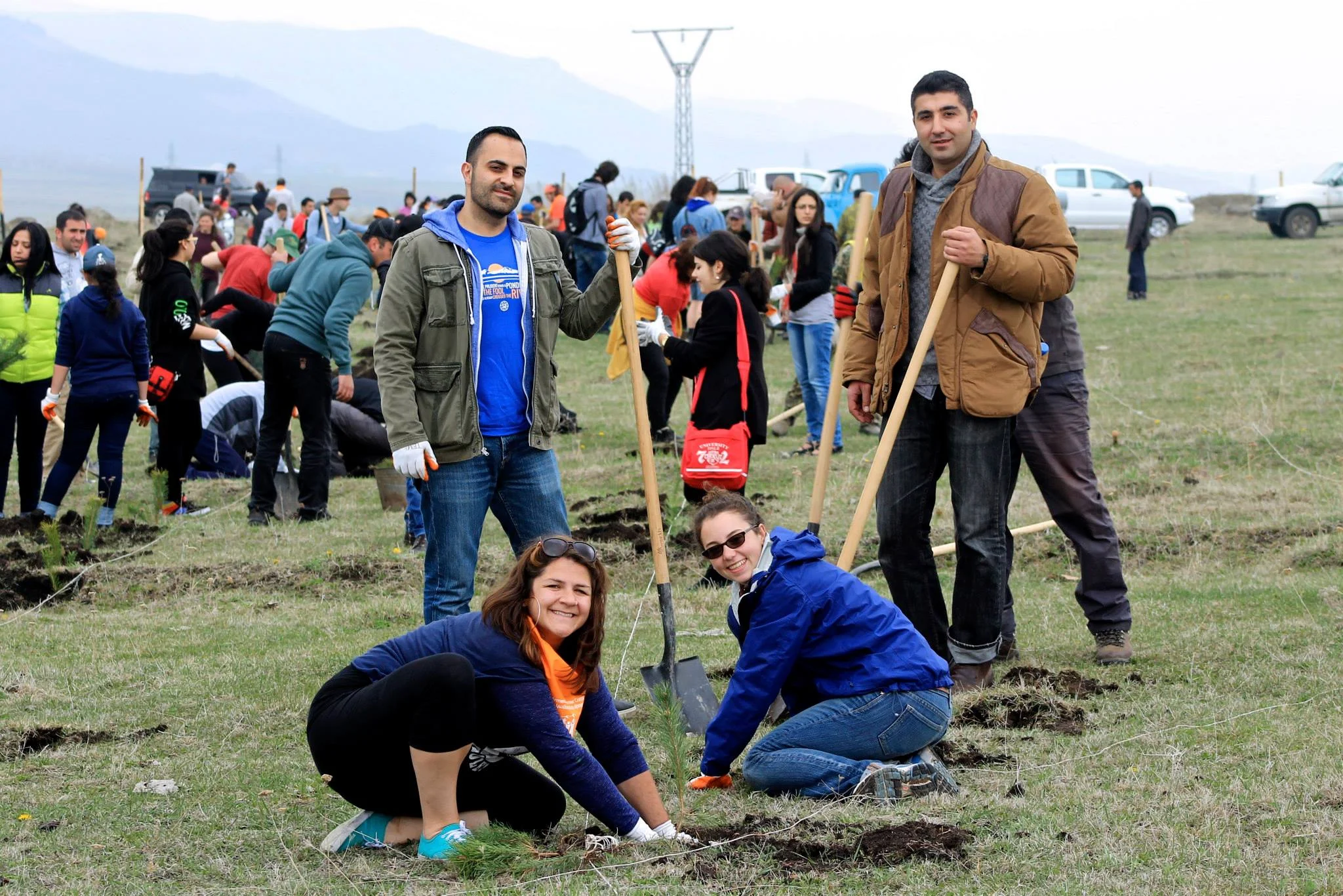 Trees planted in Armenian village in tribute to couple