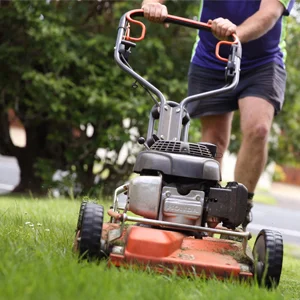 Taupo lawn mowing crew