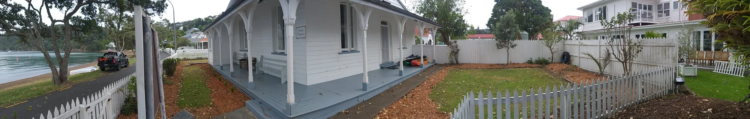 Russell Police Station weeks after the spruce up