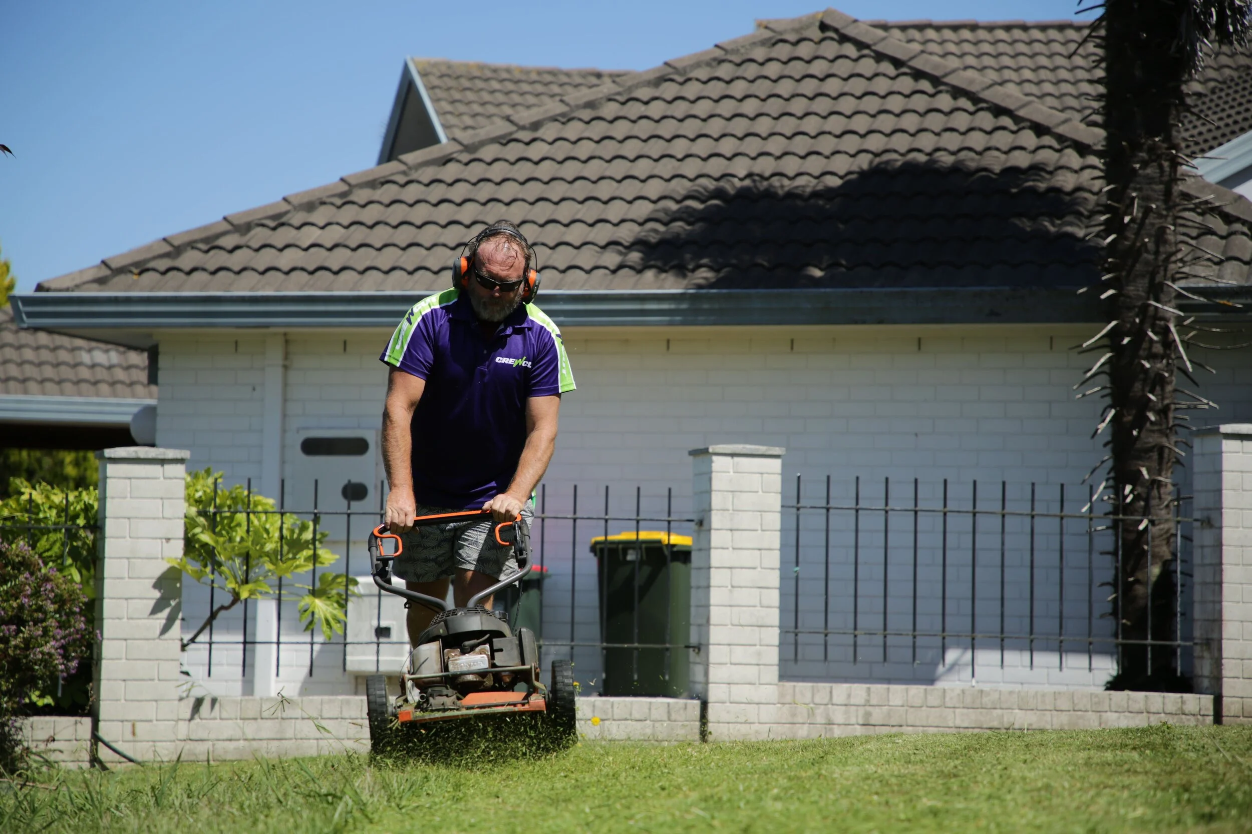 Mowing must be comfortable