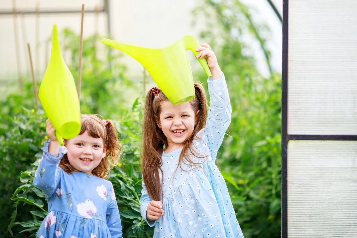Creative greenhouse ideas would be fun for the kids