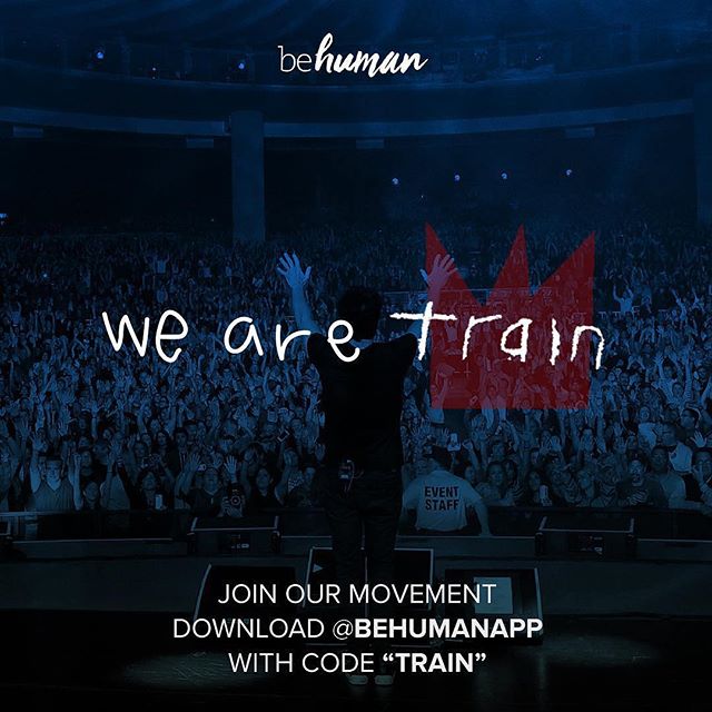 Reposting @train:⠀
...⠀
&quot;I recently joined an app called @behumanapp. It's helping spread positivity through the power of sharing thoughtful and inspirational acts on social media, and we all know you can truly never have enough of those. Since 