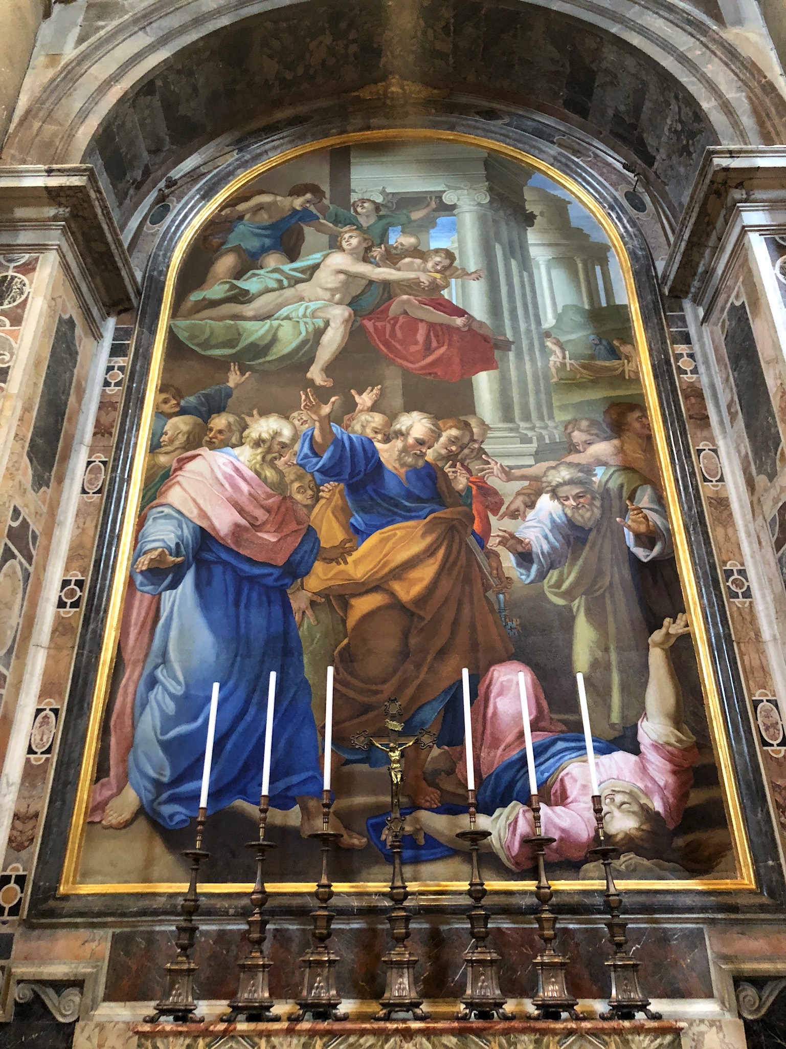 All of the paintings in St. Peter's Basilica are actually made of miniature mosaic tiles to avoid the possibility of the regular paintings fading over time.