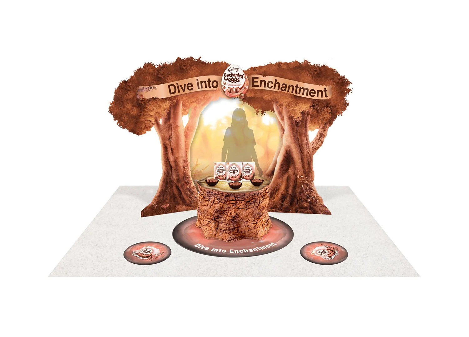   ASDA – In-store Activation   Galaxy Enchanted Easter Egg 