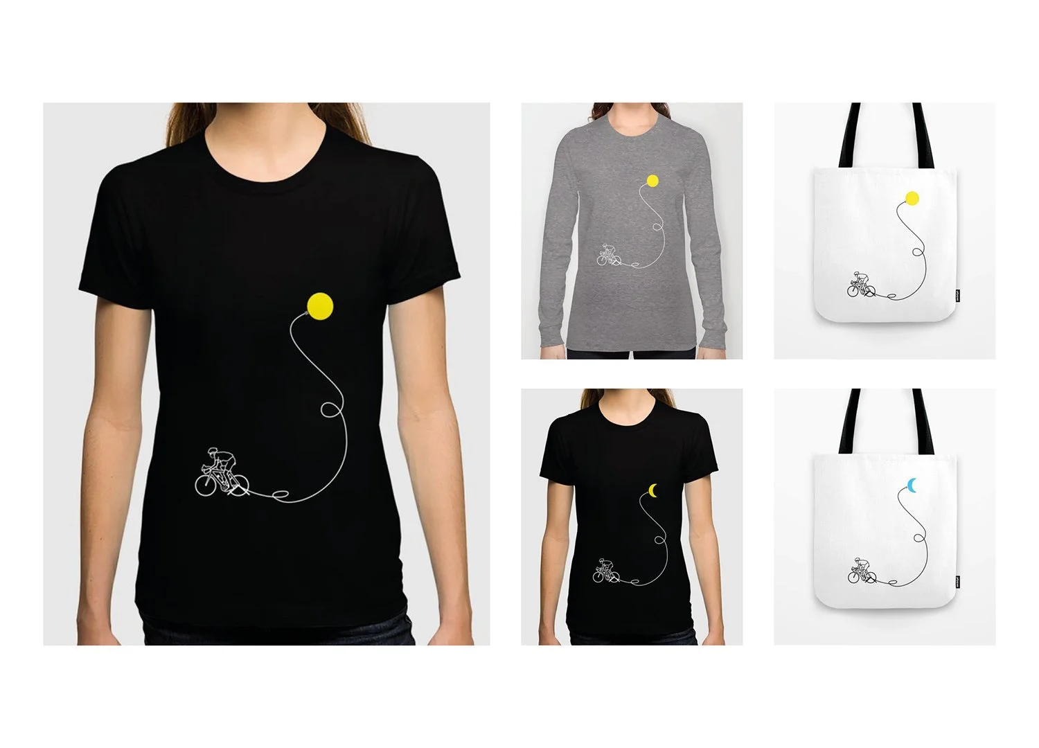   Idea  I launched my own cycling clothing label —  My Bike and Me  — built around simple, expressive designs that capture the joy and playfulness of being on a bike. 