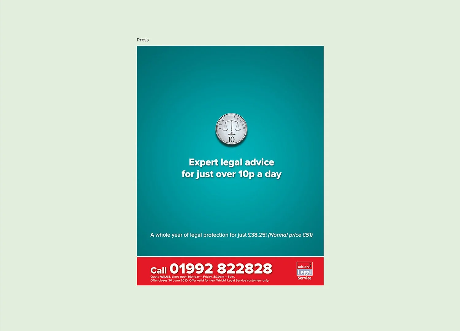   Which? Magazine Press Ad  