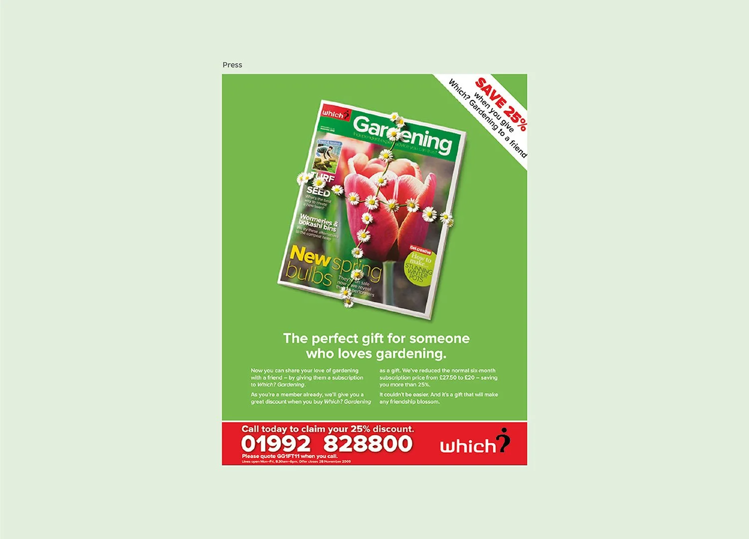   Which? Magazine Press Ad  