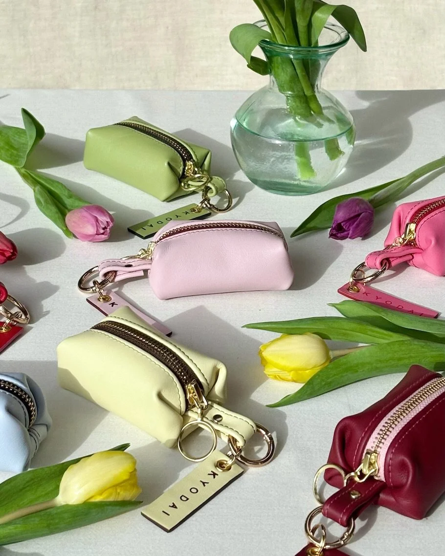 Not long to go! 🍞✨🫶🏼 Little Loafs are launching @saladdaysmarketlondon this Friday!!! These cuties are made from my zip ends, and leather scraps from making your wonderful orders! 

They are my take on a bag charm, of course they had to be both cu