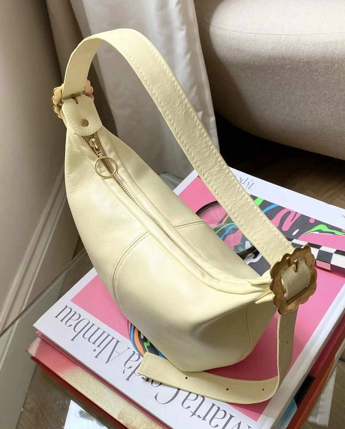 Dumpling bag in Butter Yellow — K Y O D A I