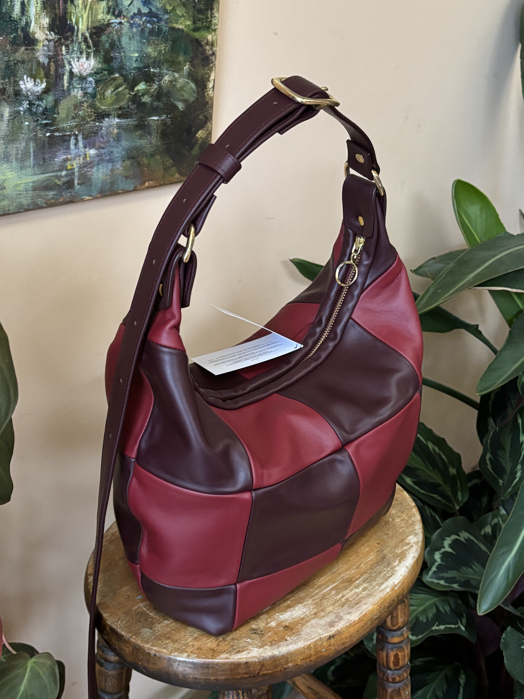 Mou bag in Merlot and Plum.png