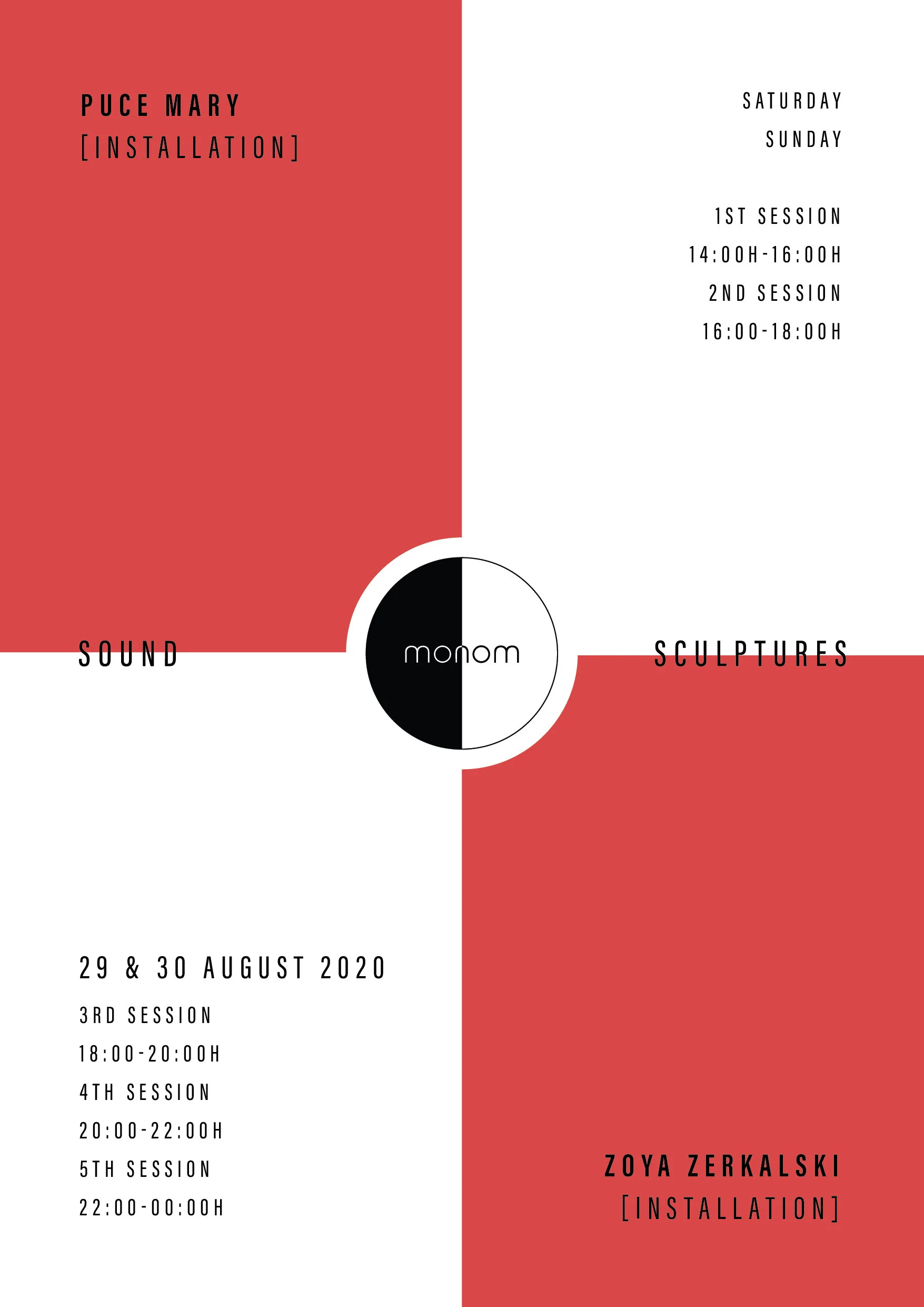 MONOM PRESENTS: SOUND SCULPTURES W/ PUCE MARY AND ZOYA ZERKALSKI