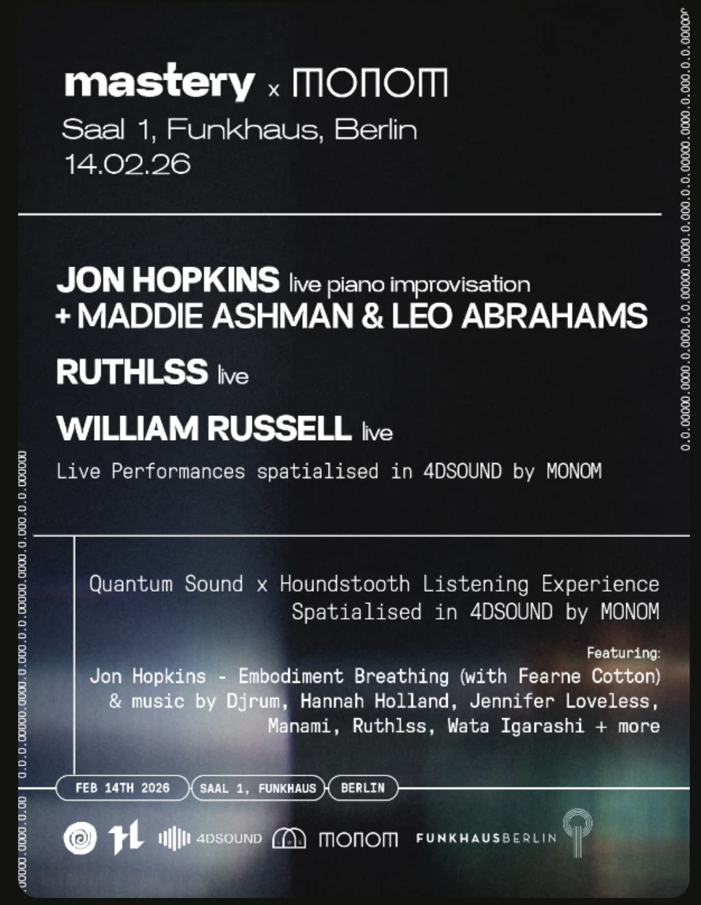 Mastery x MONOM present: Quantum Sound