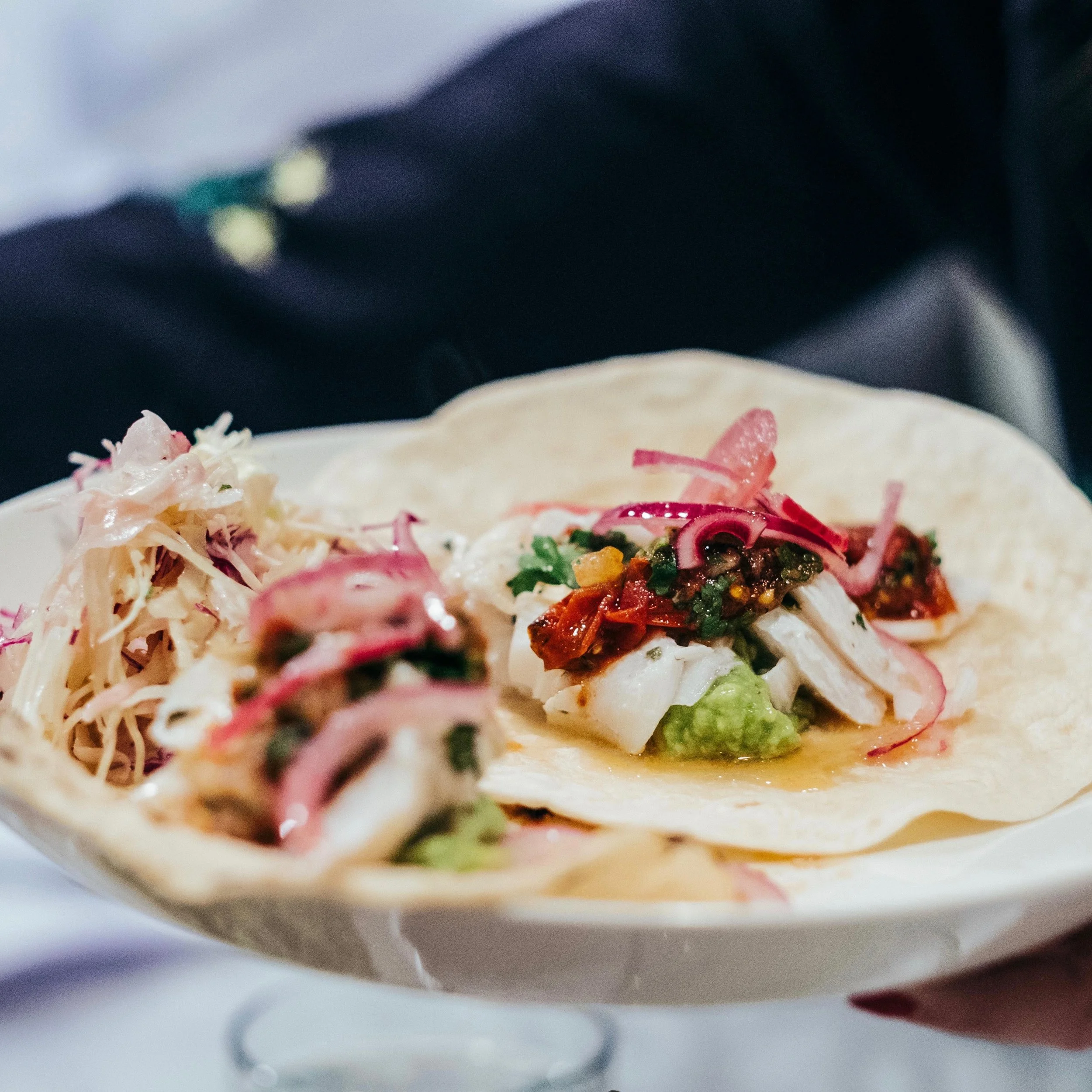 Fish Tacos Building Feasts