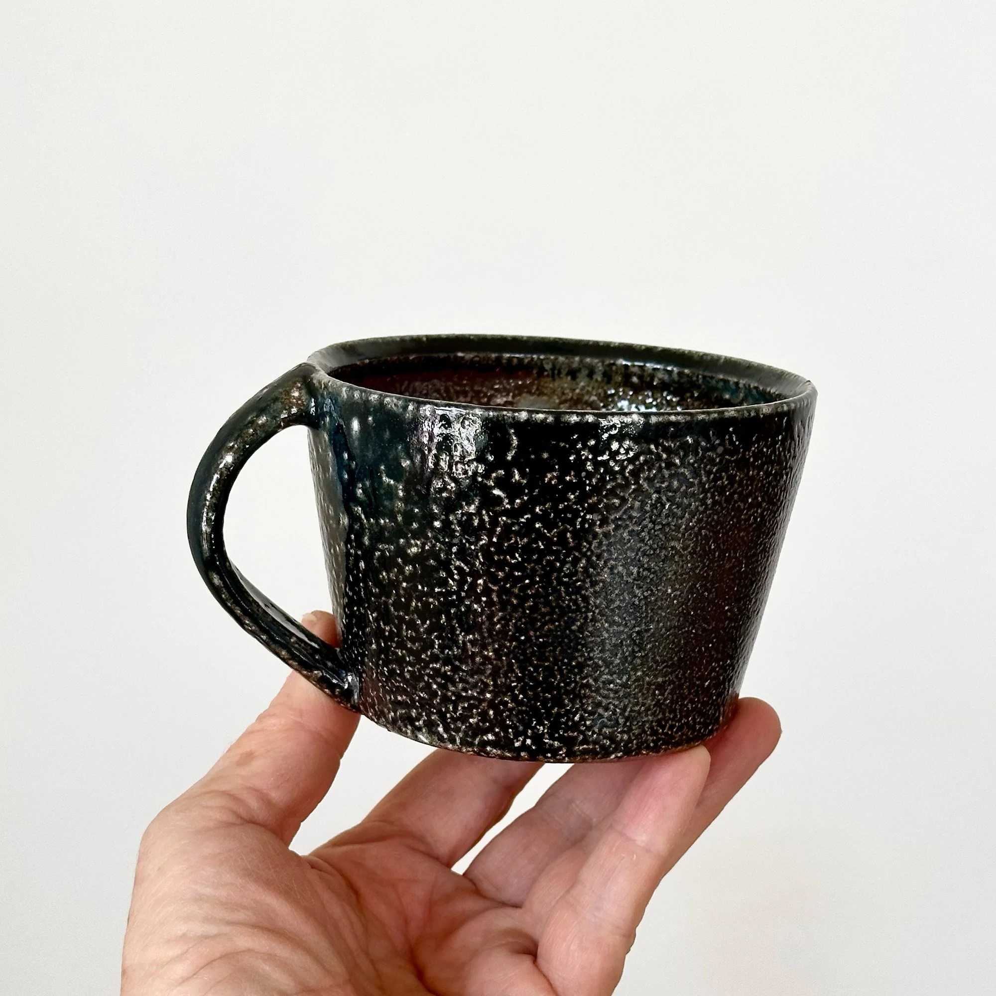 Black Shallow Mug 1