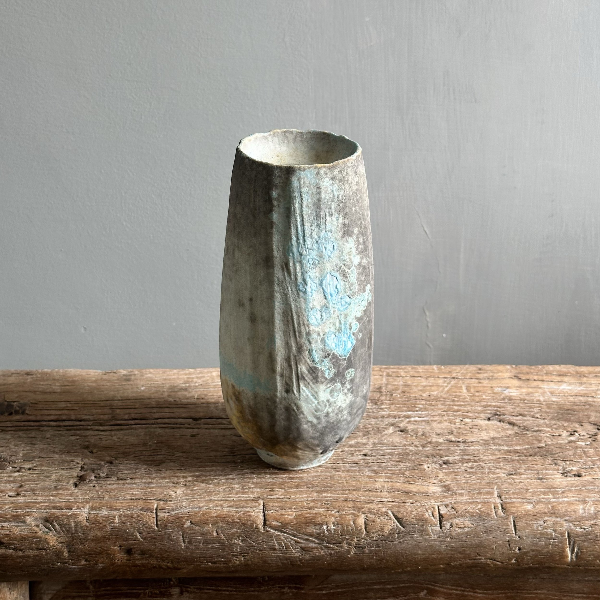 Summer Tall Carved Vase III