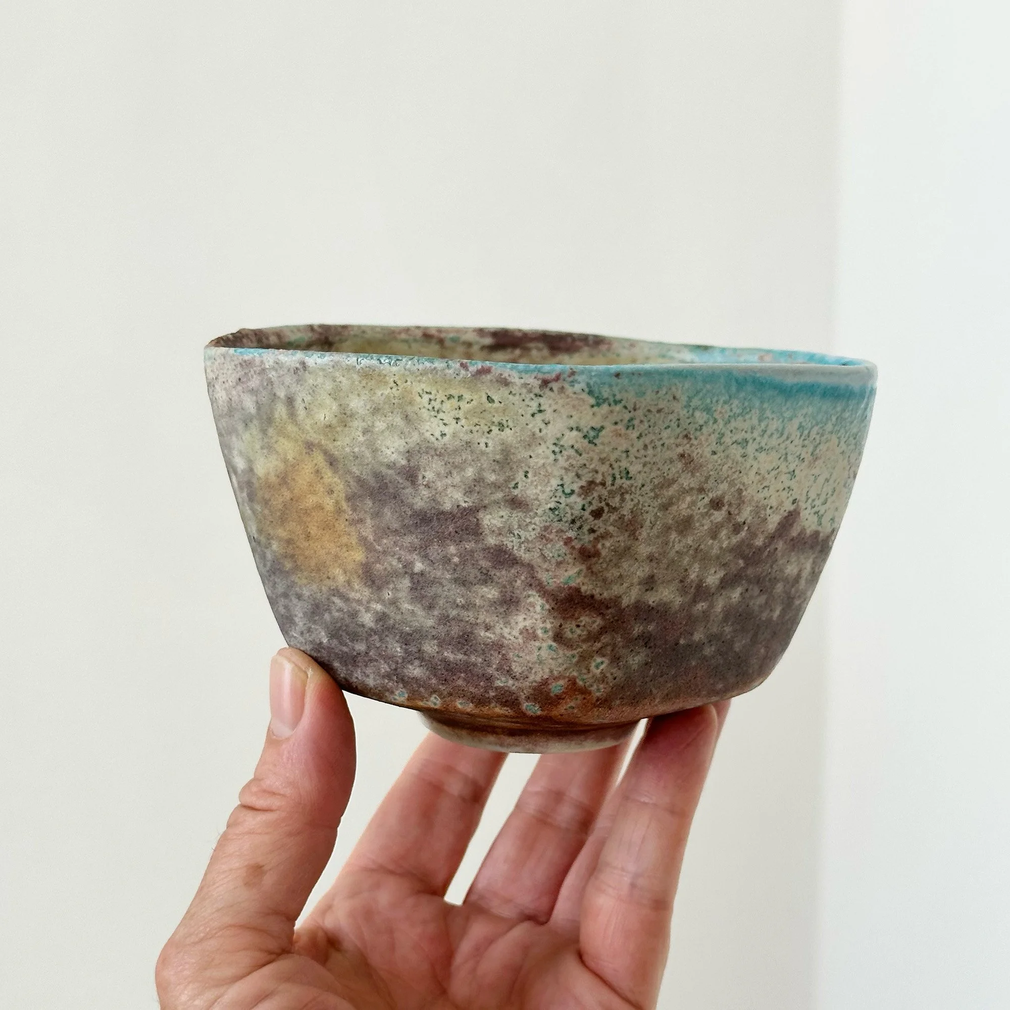 Summer Faceted Bowl VI
