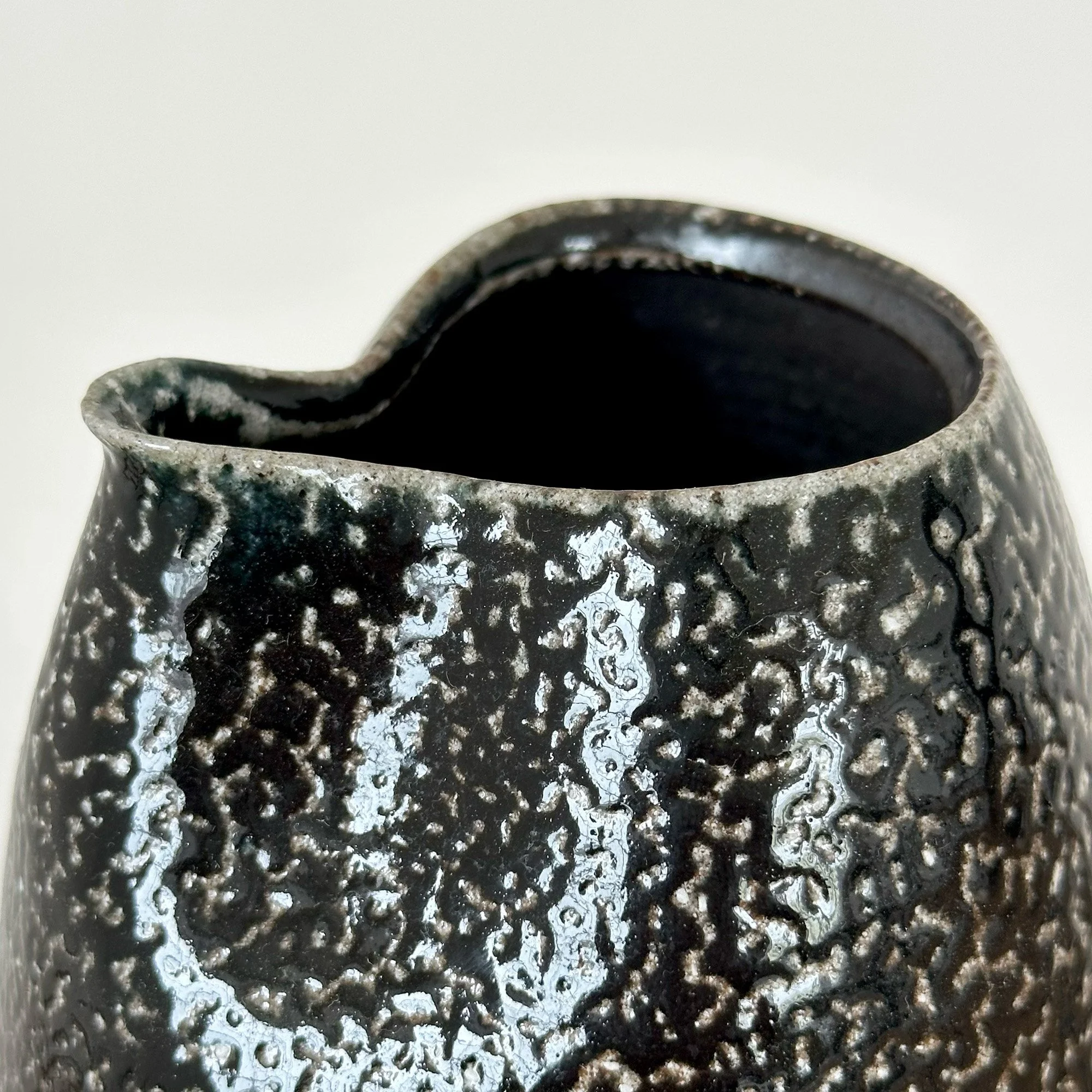 JSP140 Jack Doherty Stoneware Large Pourer 3-4.jpg