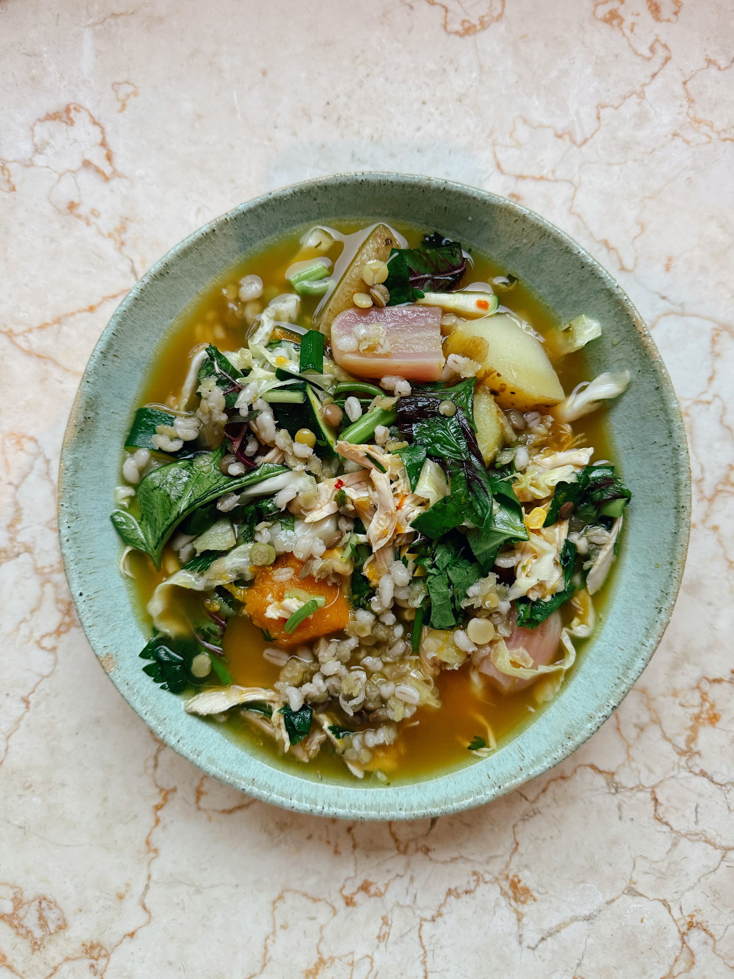 Chicken soup and what we like to eat in Autumn