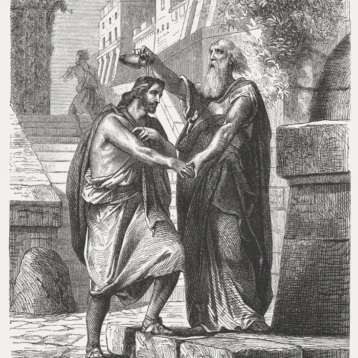 But the people refused to listen to Samuel. “No!” they said. “We want a king over us . - 1 Samuel 8:19