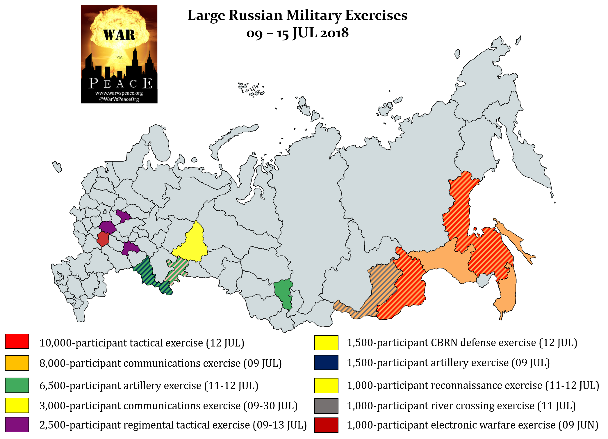 aLSO : - 3,200-PARTICIPANT TACTICAL EXERCISE IN tAJIKISTAN (09-14 jul) - 1,000-PARTICIPANT COMPANY TACTICAL EXERCISE IN aRMENIA (09-10 JUL) - 1,000-participant tactical exercise in South Ossetia (12 JUL)