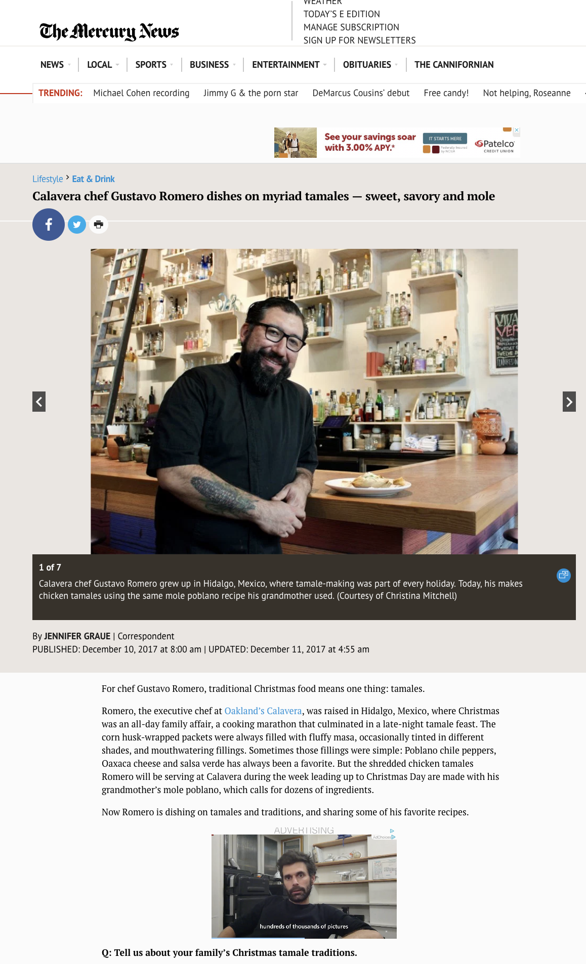 The Mercury News | Calavera