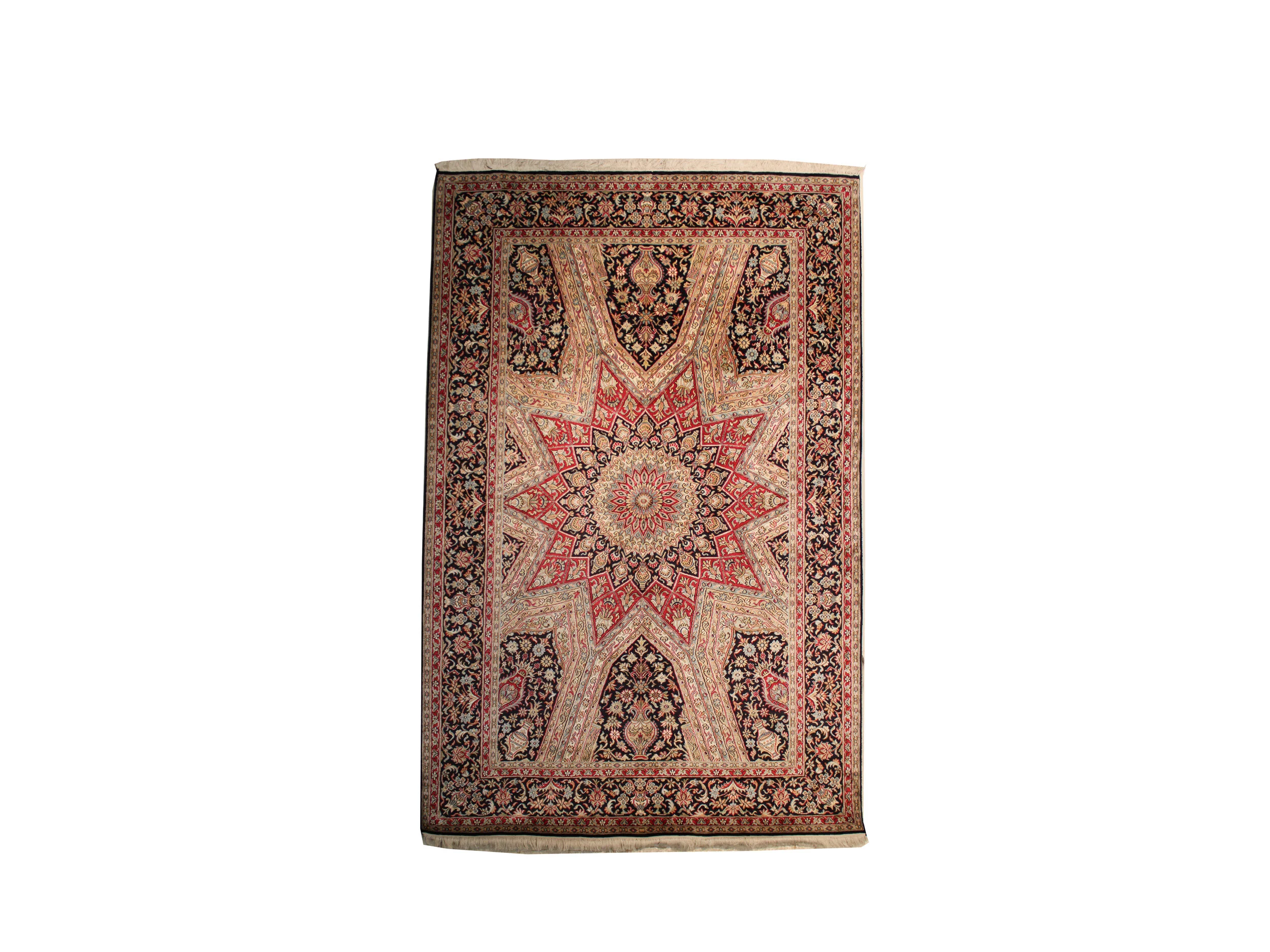 56793 - KASHMIR SILK ON SILK 1.90 X 1.26 M QR18,000