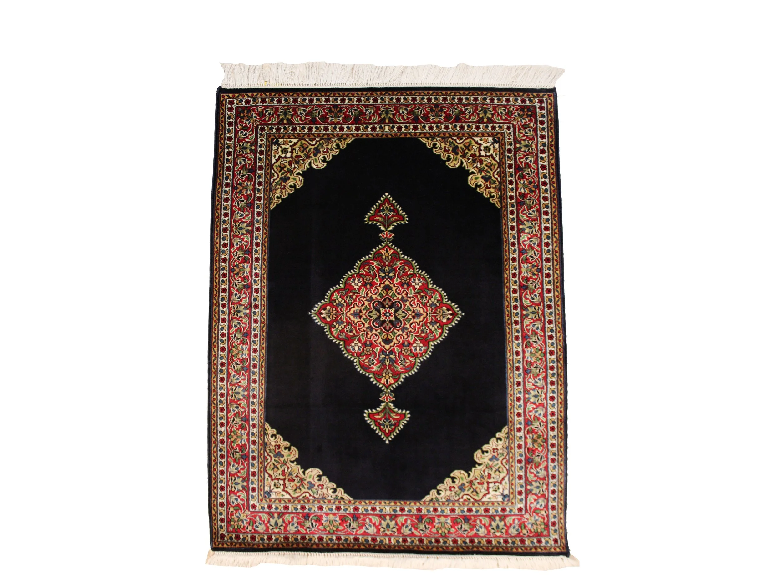55493 - KASHMIR SILK ON SILK TREE OF LIFE 0.92 X 0.61 M QR4.500