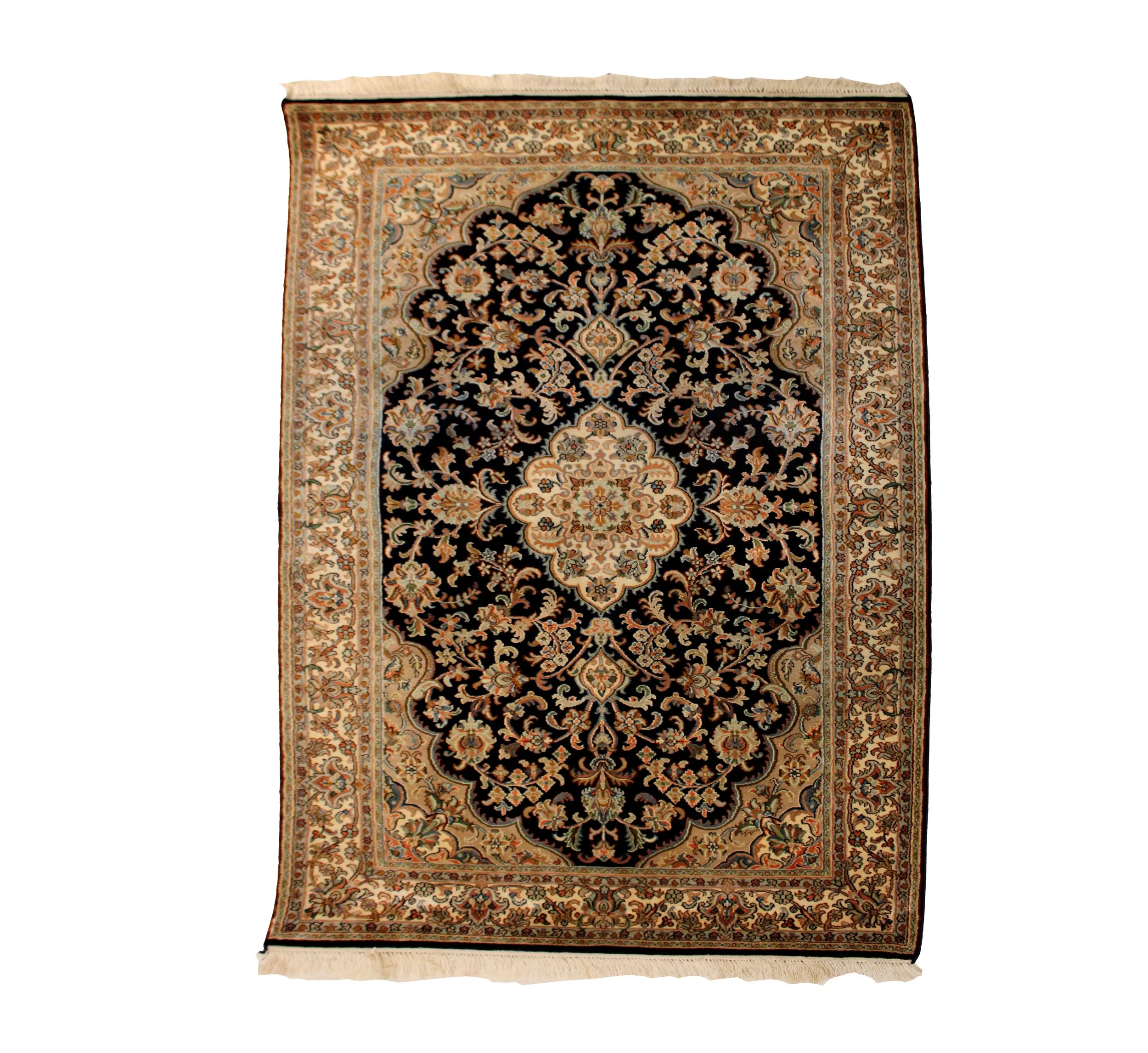 55491 - KASHMIR SILK ON SILK 1.26 X 0.76 M QR7,500