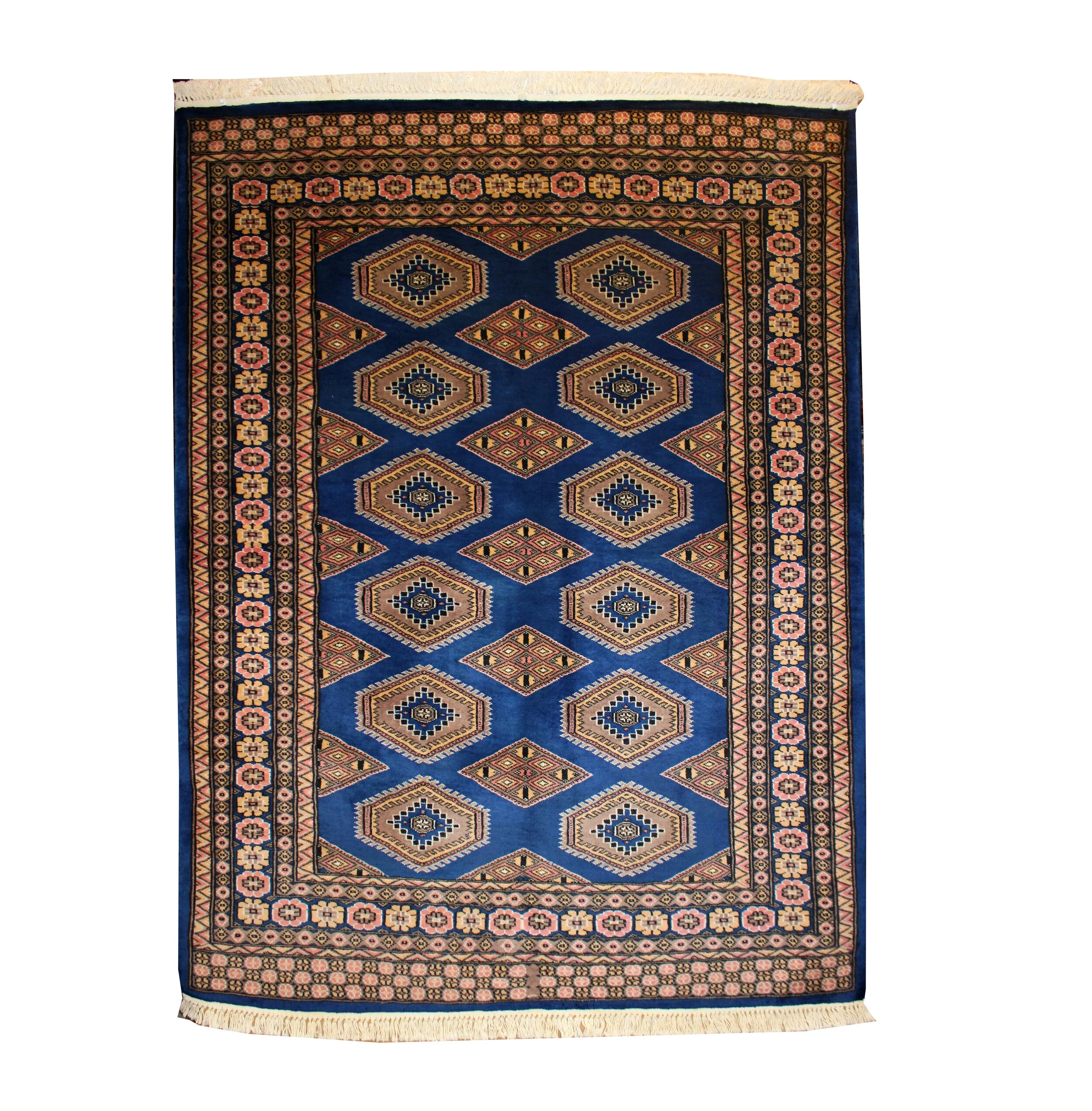 55250 PAK KASHMIR ROYAL BLUE SAROOQ 1.70 X 1.25 MTR QR 2,495