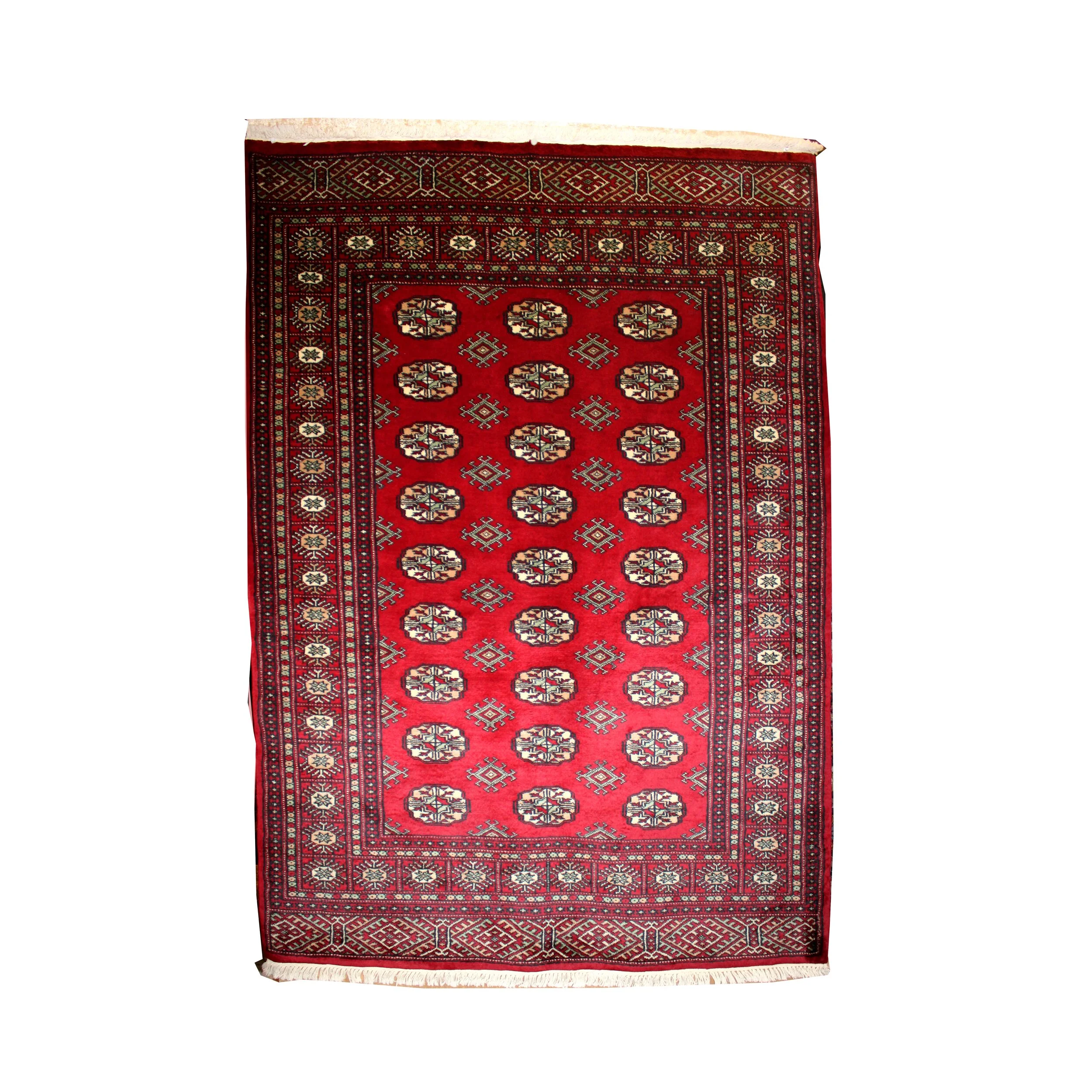 55782 PAK KASHMIR BOKHARA MORIGUL RED 1.83 X 1.27 MTR QR 2,695