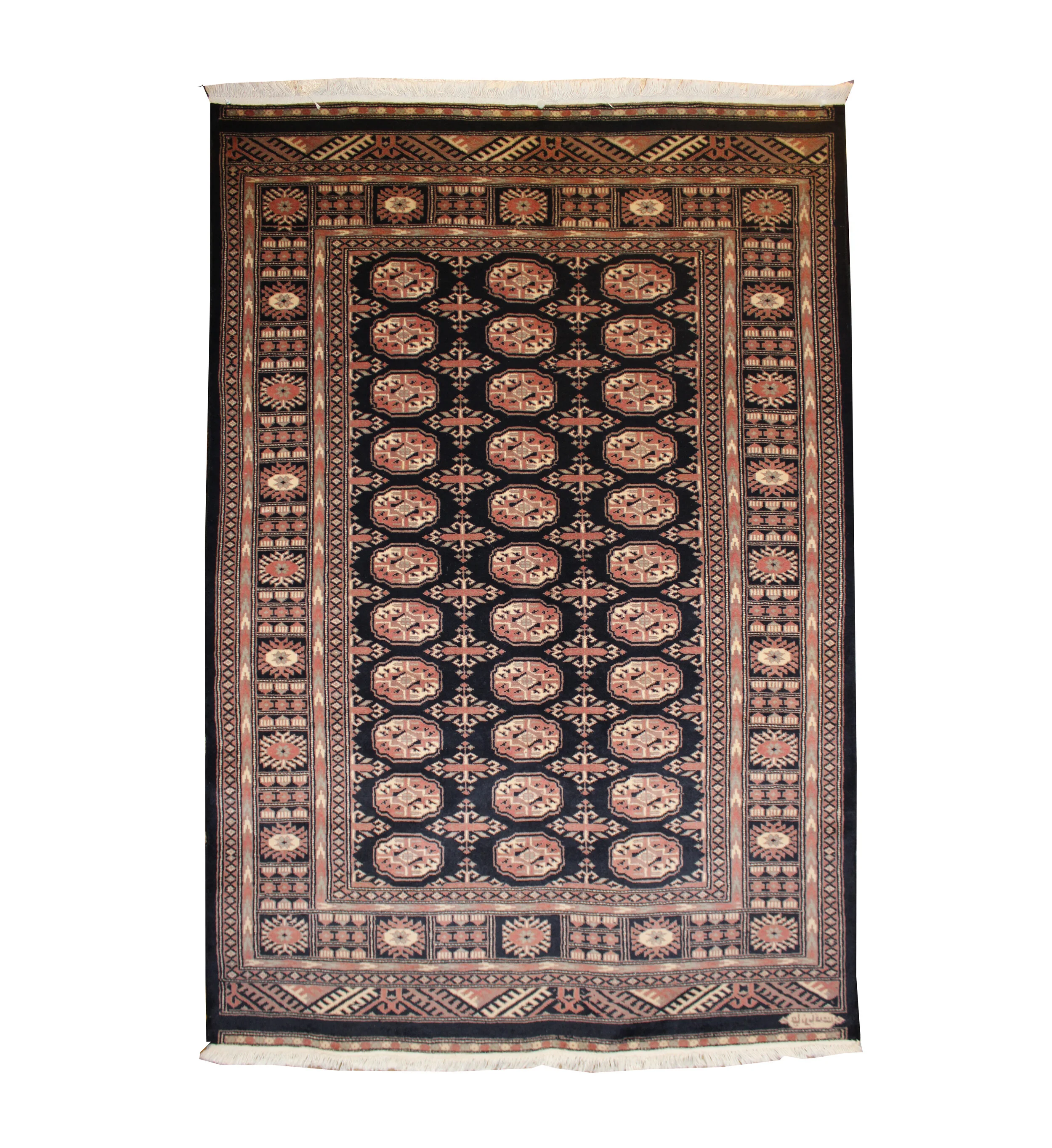 55783 PAK KASHMIR BOKHARA MORIGUL BLUE 1.83 X 1.24 MTR QR 2,650