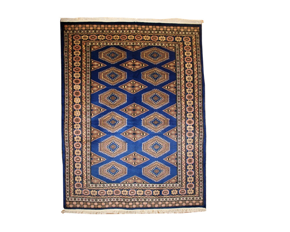 55667 PAK BOKHARA BLUE JALDAR 1.79 X 1.27 MTR QR 2,675