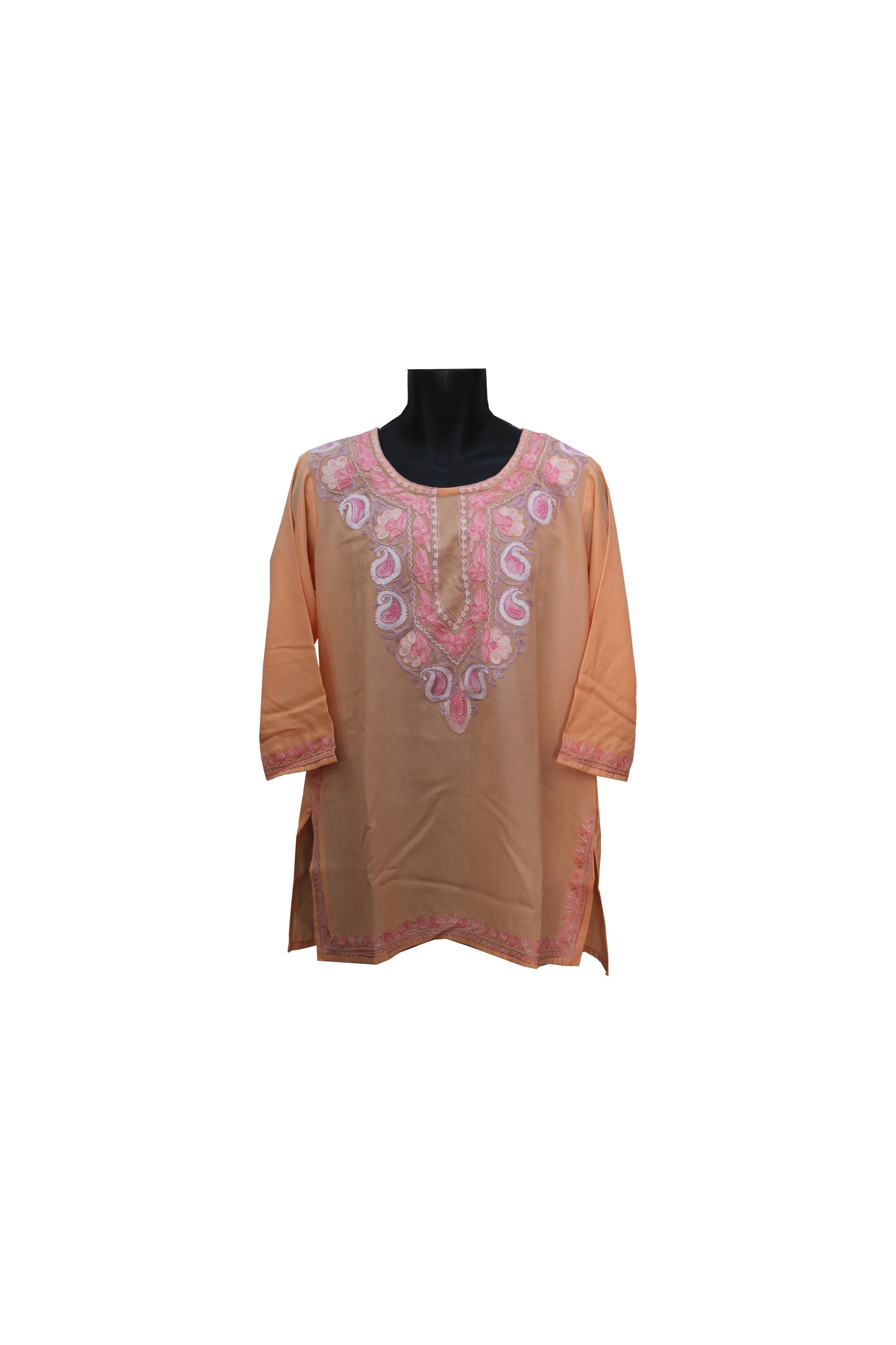 KA003 - COTTON KURTA EMBROIDERY QR.195