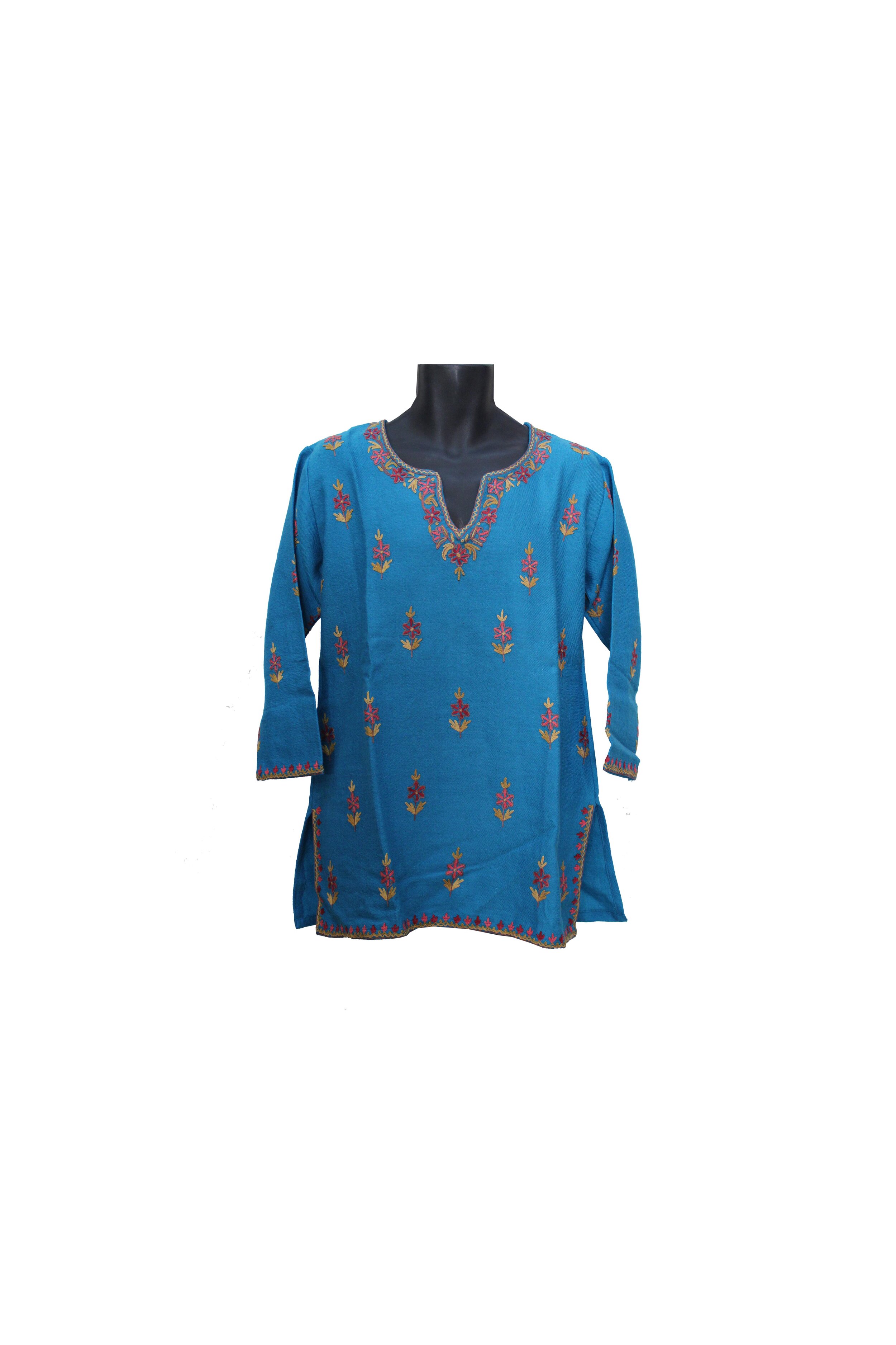 KA002 - WOOL KURTA EMBROIDERY QR.395