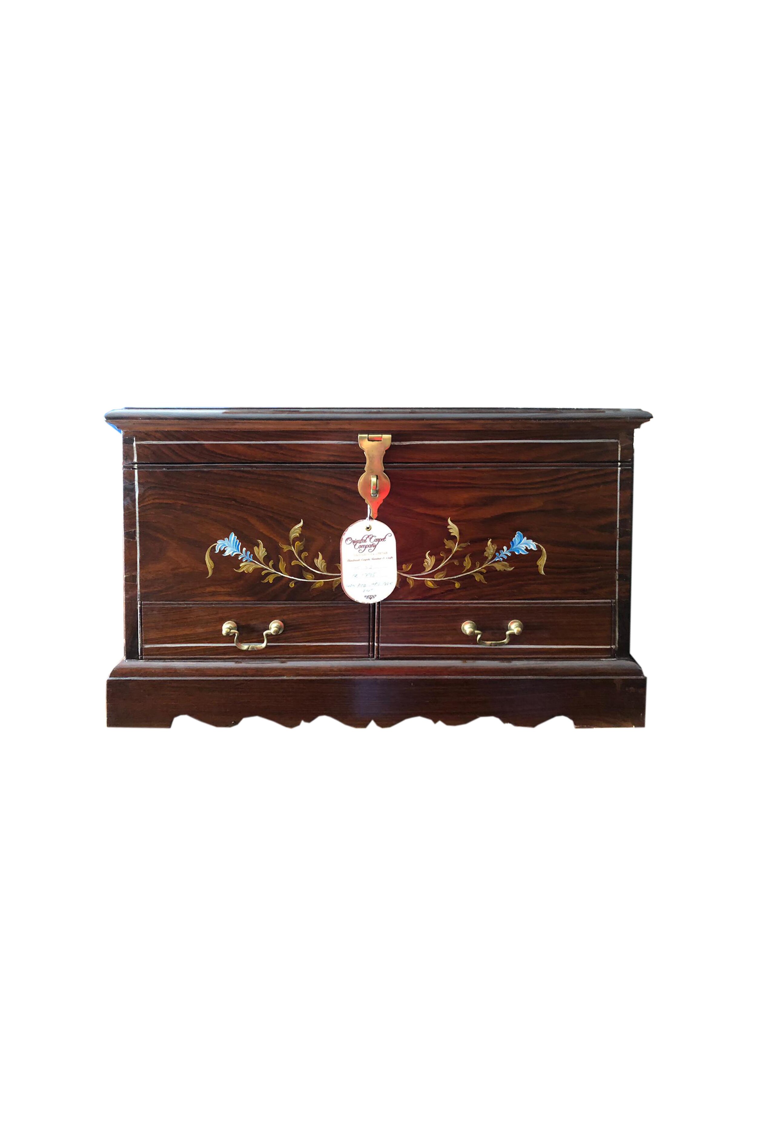 ANC353 - WOODEN CAPTAIN BOX PAINTED QR.1,795