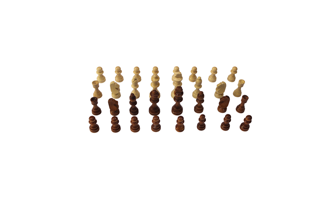 SYKH371 CHESS SET OF 2 LARGE  QR100