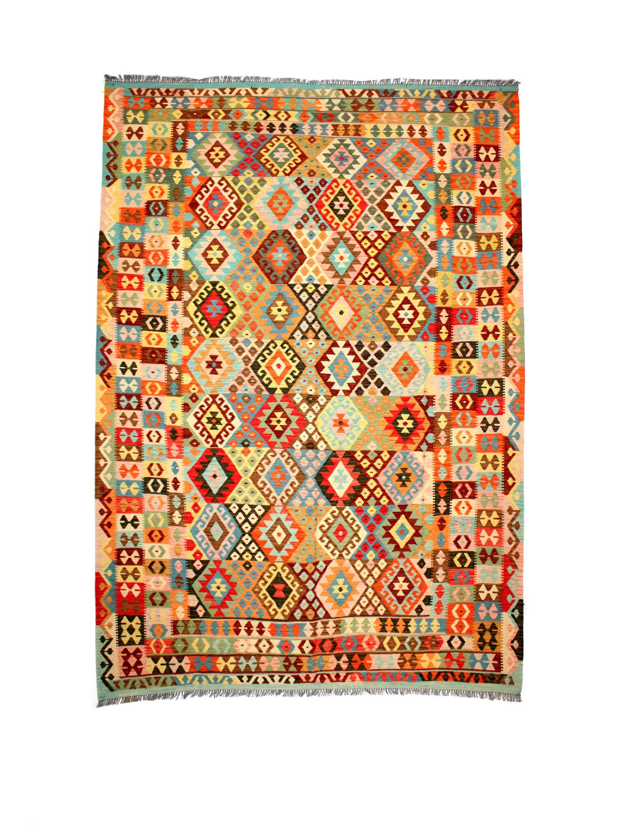57117 AFGHAN KILIM MAIMANA CHOBI  2.94X2.07MTR QR3,200