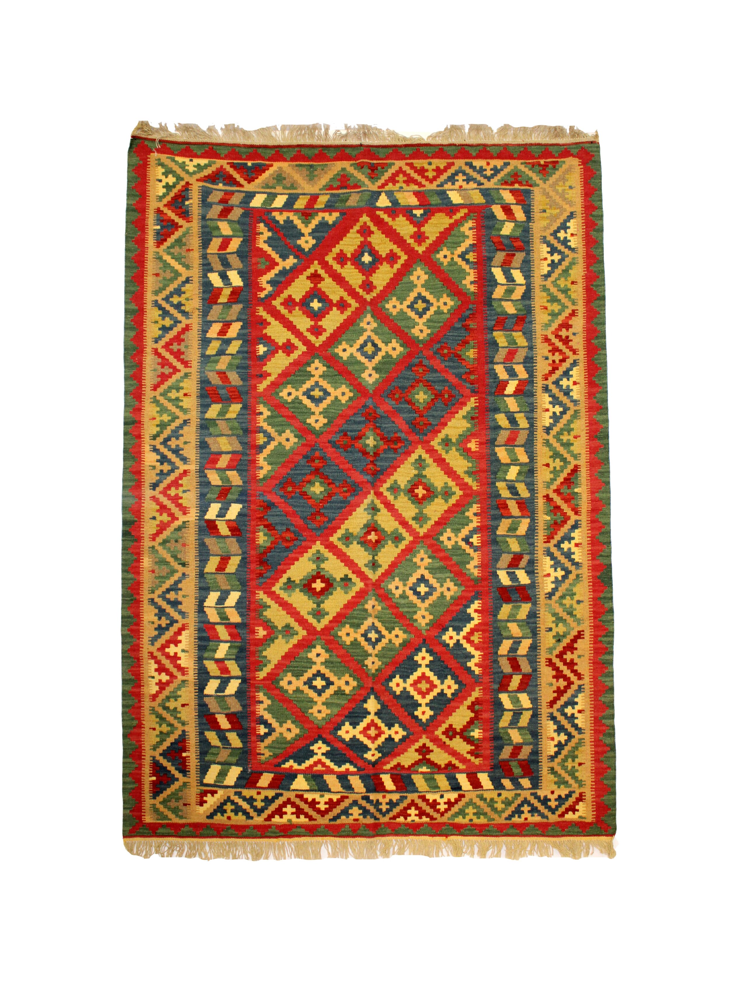 GA009 IRAN SHIRAZ WOOL KILIM 2.00X1.50MTR  QR1,200