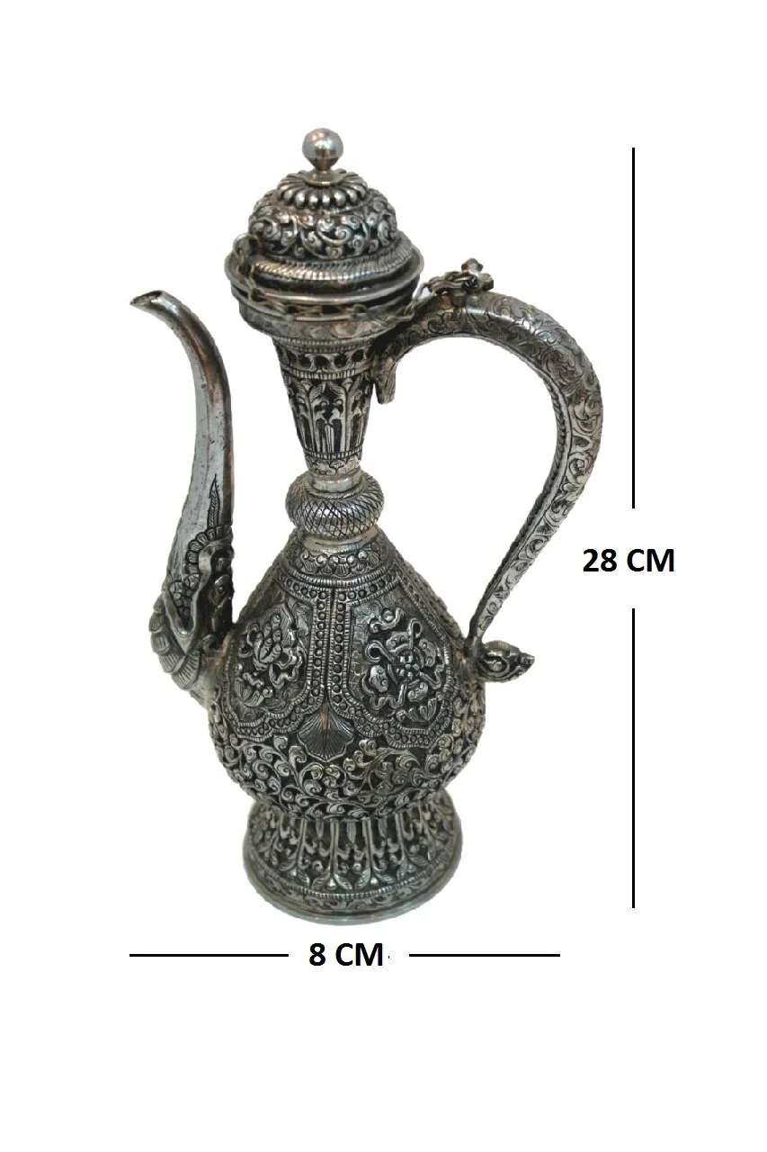 LH72A SILVER BURMA ARABIC AFTABA 28X15 8CM 532G QR.5325.jpeg