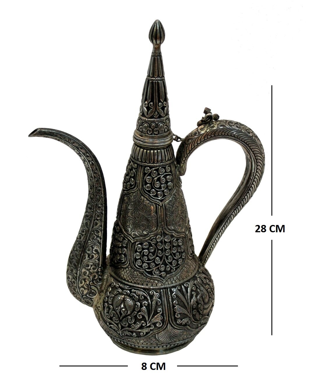 LH72B  HAND CRAFTED SILVER BURMA AFTABA COIN SHAPE  QR5,975